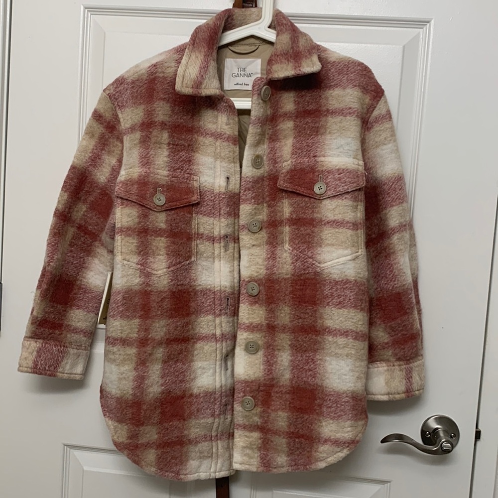 Aritzia Wilfred Free Ganna Shirt Jacket Short